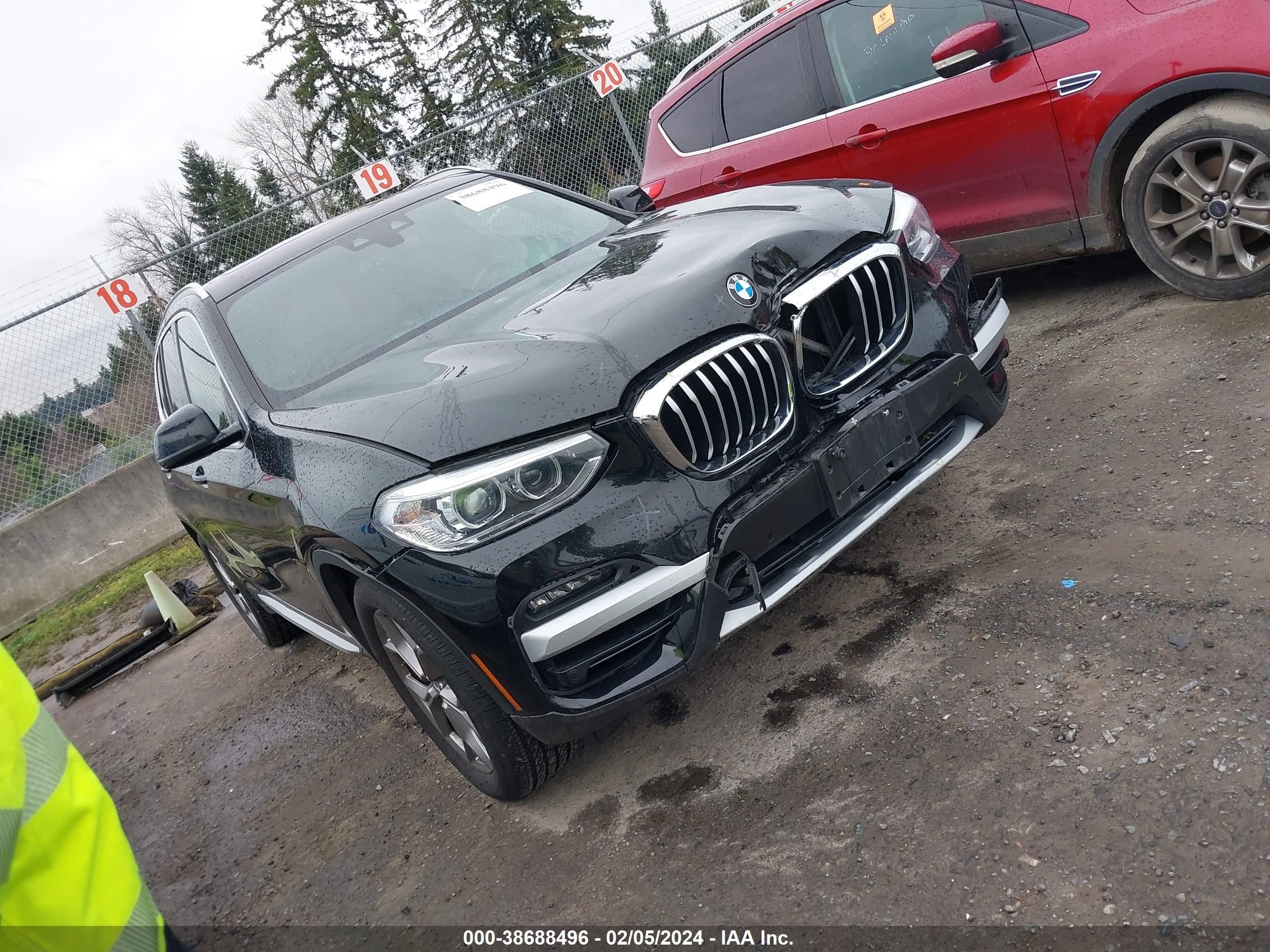 bmw x3 2021 5uxty5c08m9f13742