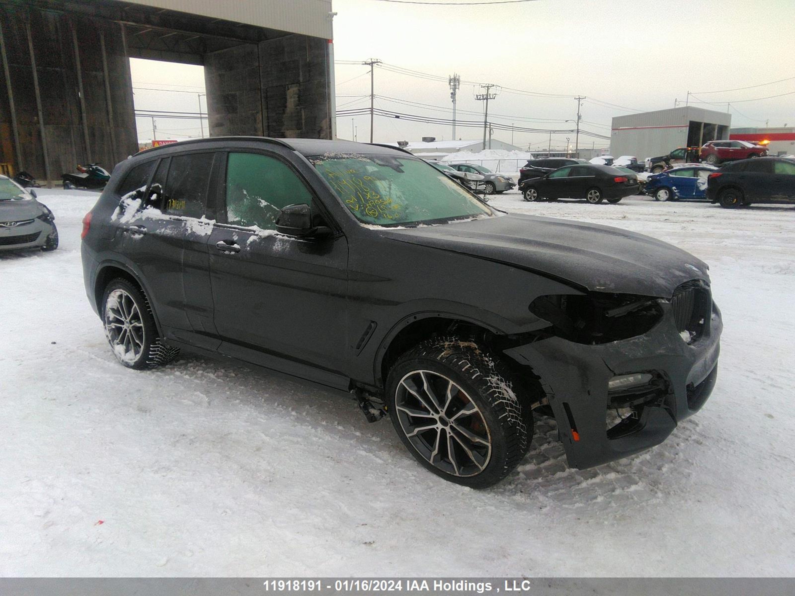 bmw x3 2021 5uxty5c08m9h70528