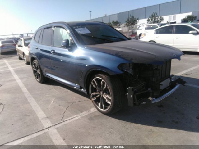 bmw x3 2021 5uxty9c00m9g40427