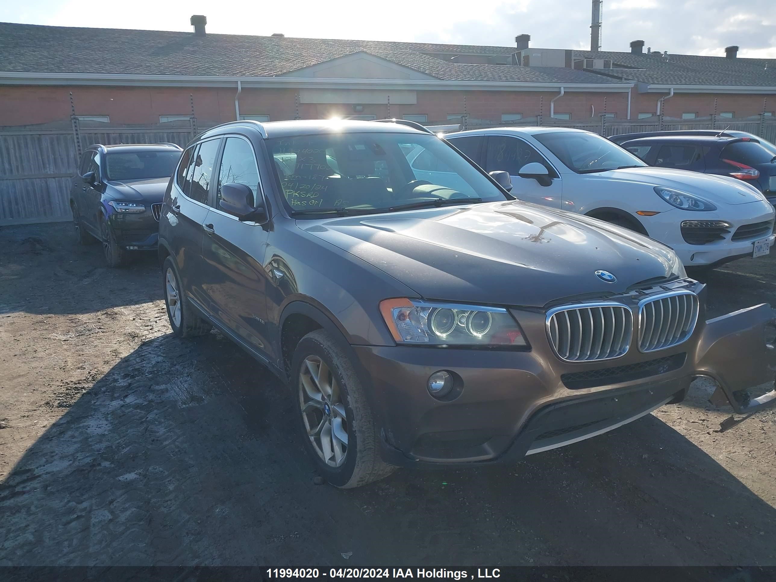 bmw x3 2012 5uxwx5c55cl717702