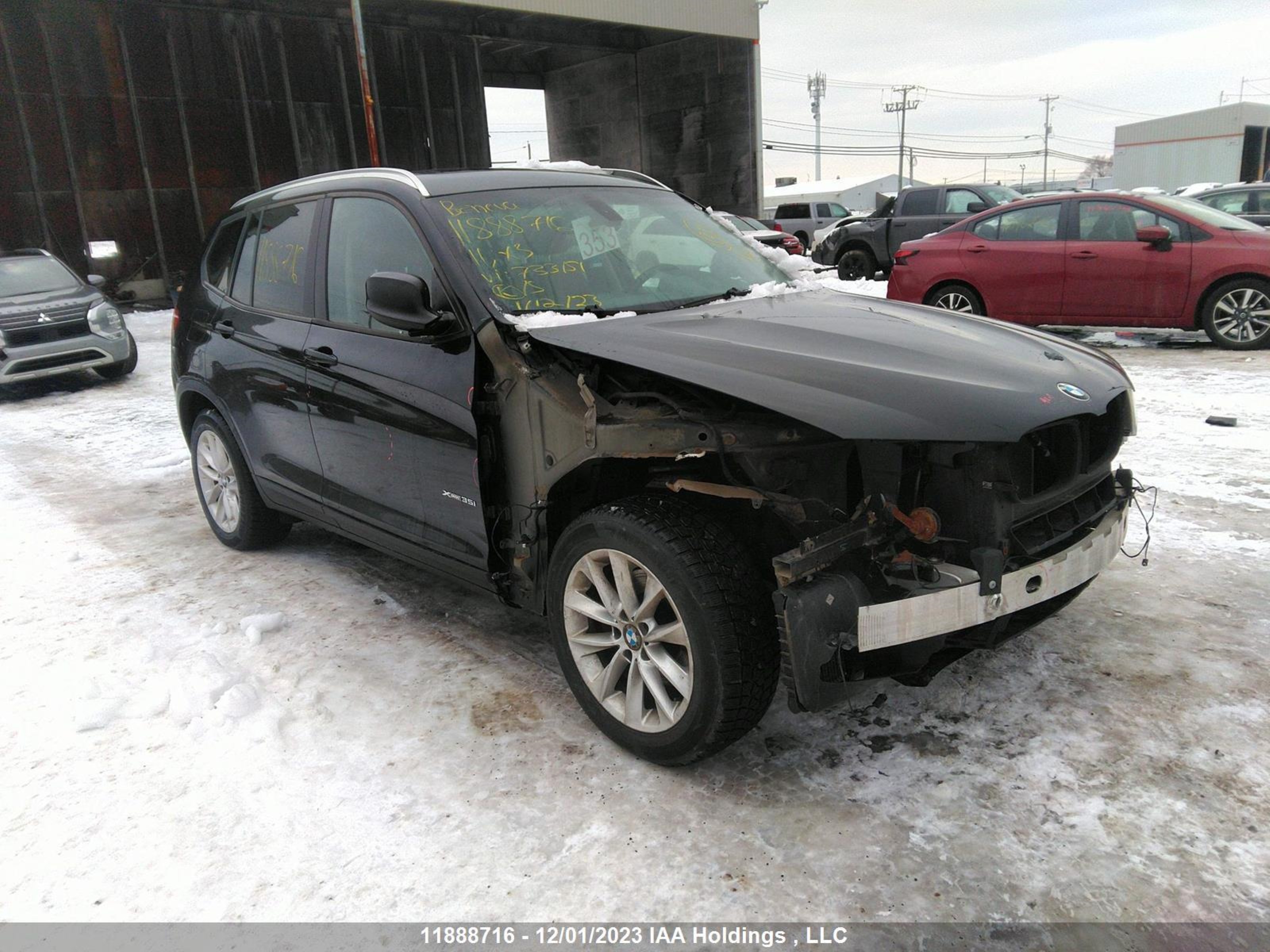 bmw x3 2011 5uxwx7c55bl733151