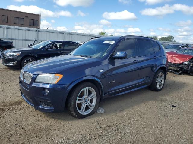 bmw x3 xdrive3 2014 5uxwx7c55e0e78641