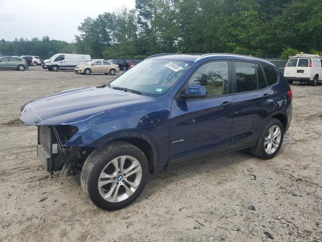 bmw x3 xdrive3 2015 5uxwx7c55f0k35197