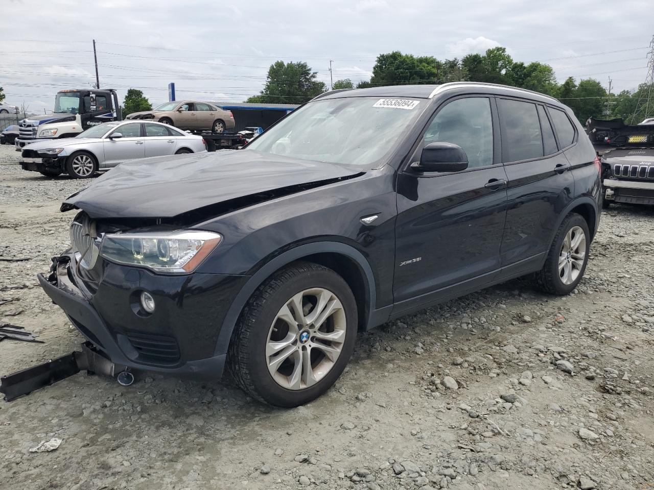 bmw x3 2017 5uxwx7c55h0s19083