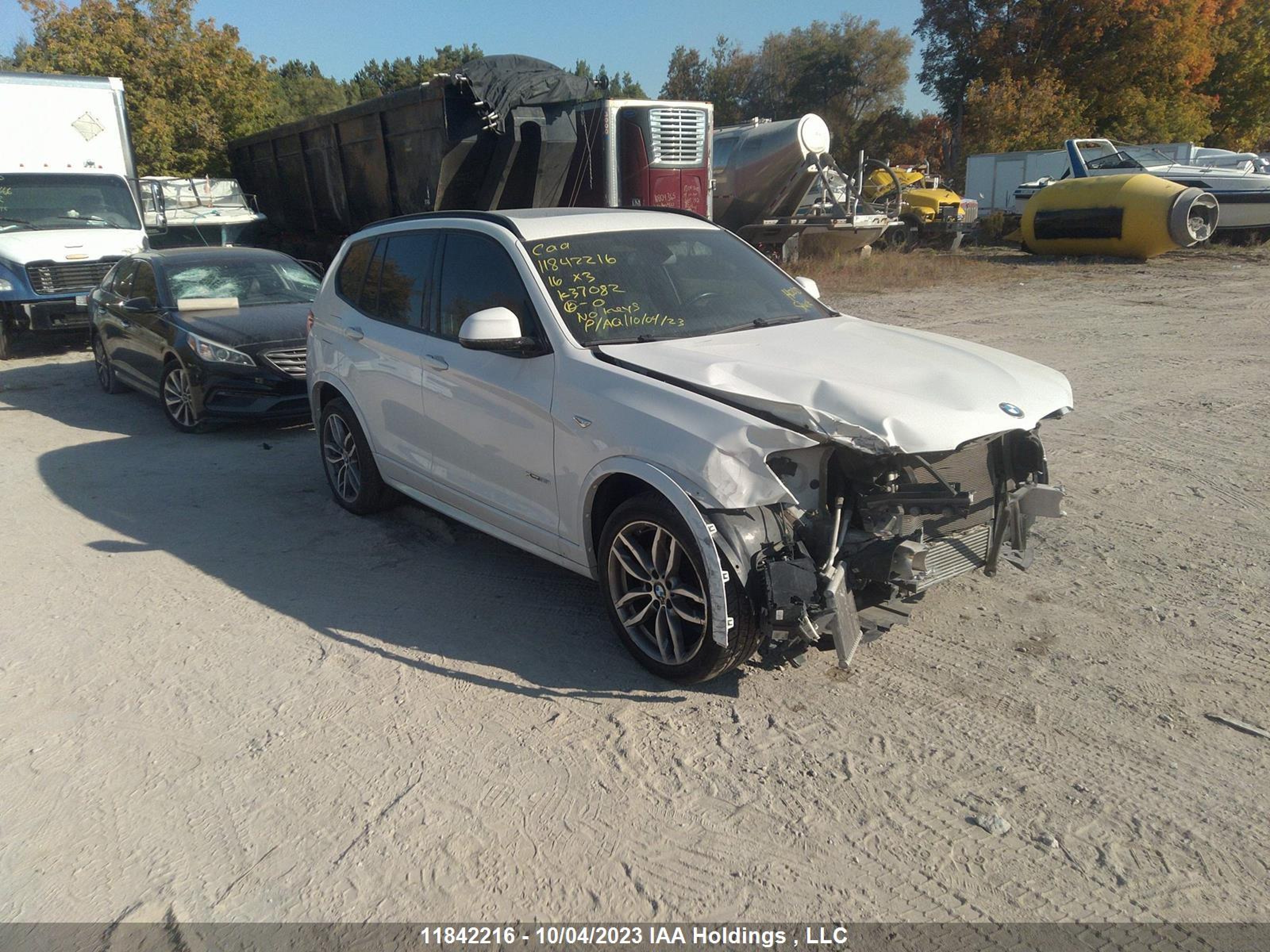 bmw x3 2016 5uxwx7c57g0k37082