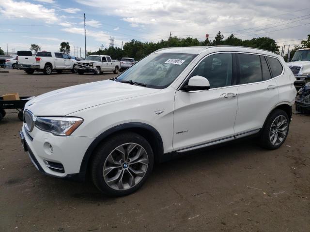 bmw x3 xdrive3 2015 5uxwx7c58f0k34691