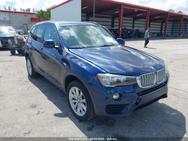 bmw x3 2017 5uxwx9c33h0w76274