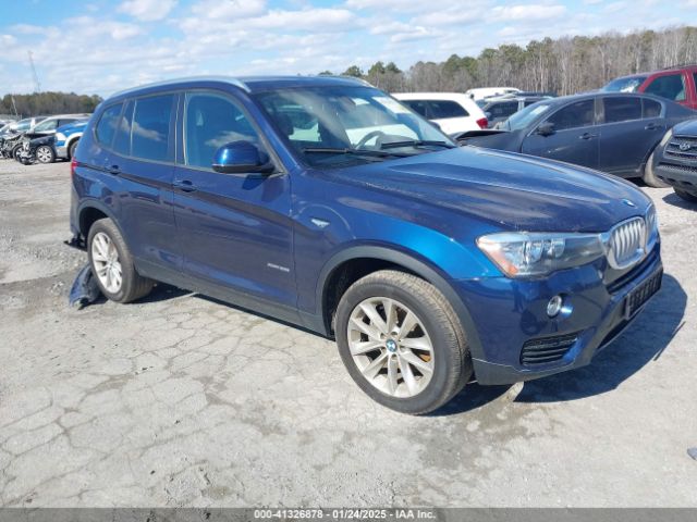 bmw x3 2017 5uxwx9c36h0t23284