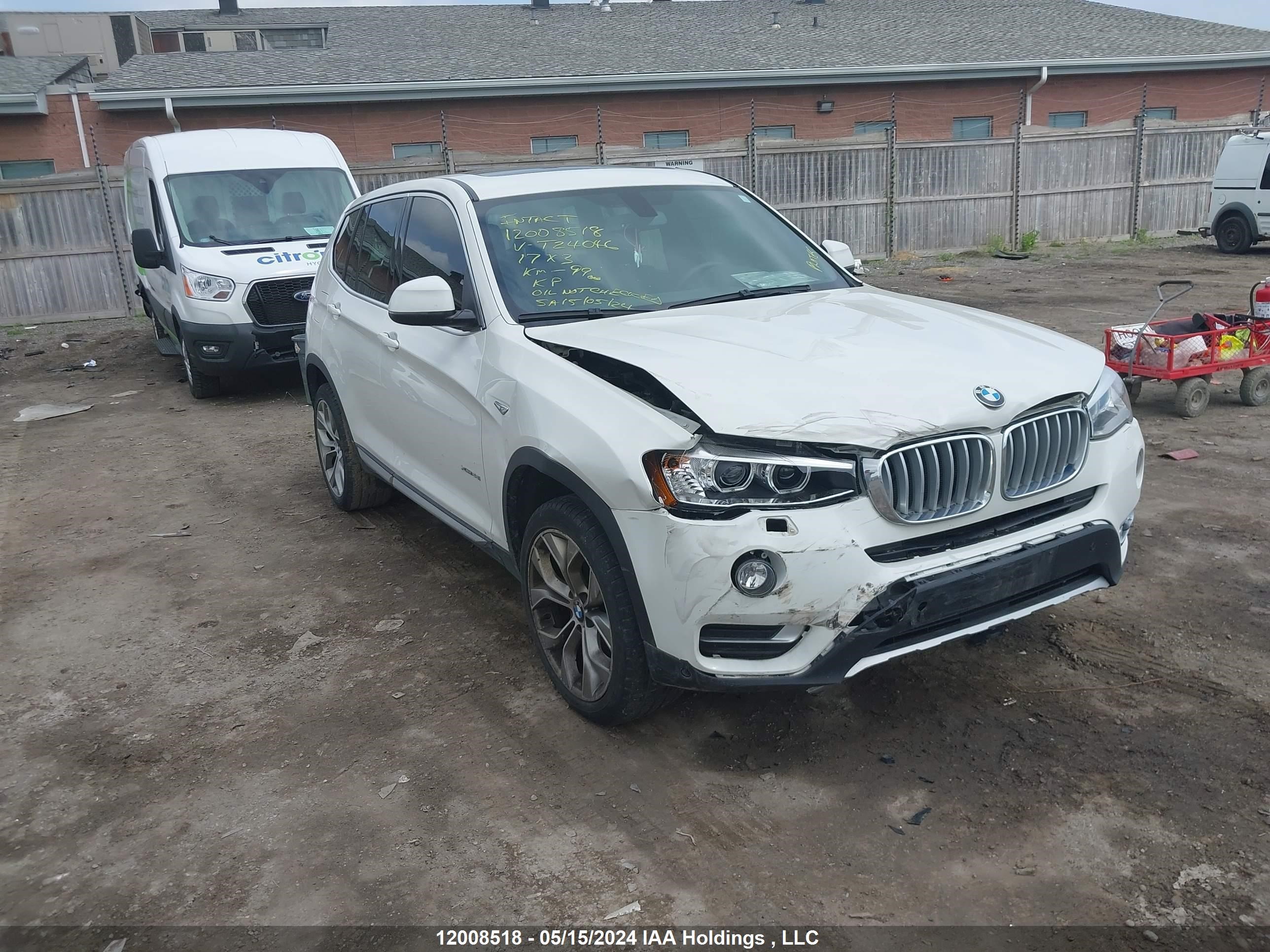 bmw x3 2017 5uxwx9c36h0t24046