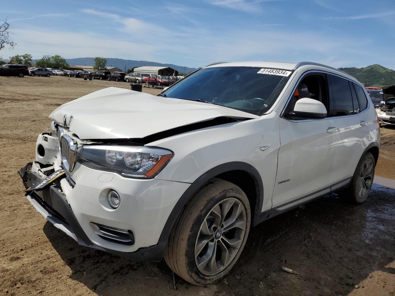 bmw x3 2017 5uxwx9c3xh0w68320