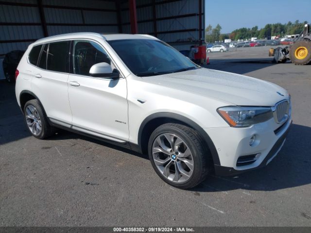 bmw x3 2016 5uxwx9c51g0d91222