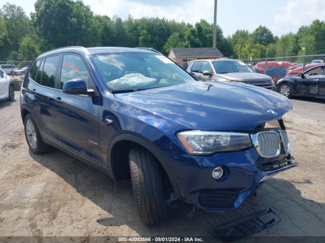 bmw x3 2016 5uxwx9c51g0d91947