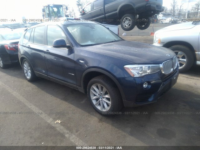 bmw x3 2017 5uxwx9c51h0t00660