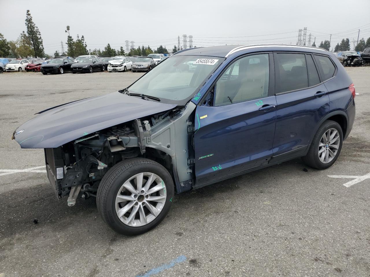 bmw x3 2016 5uxwx9c53g0d86541