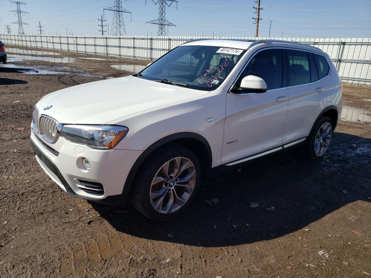 bmw x3 2016 5uxwx9c57g0d65675