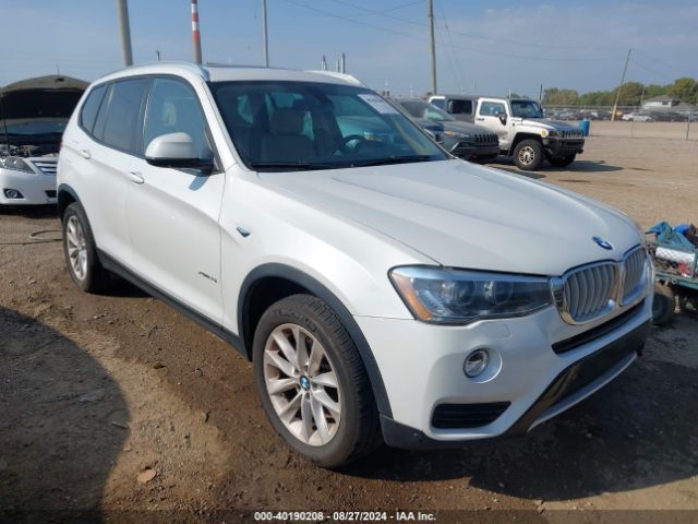 bmw x3 2016 5uxwx9c59g0d81540