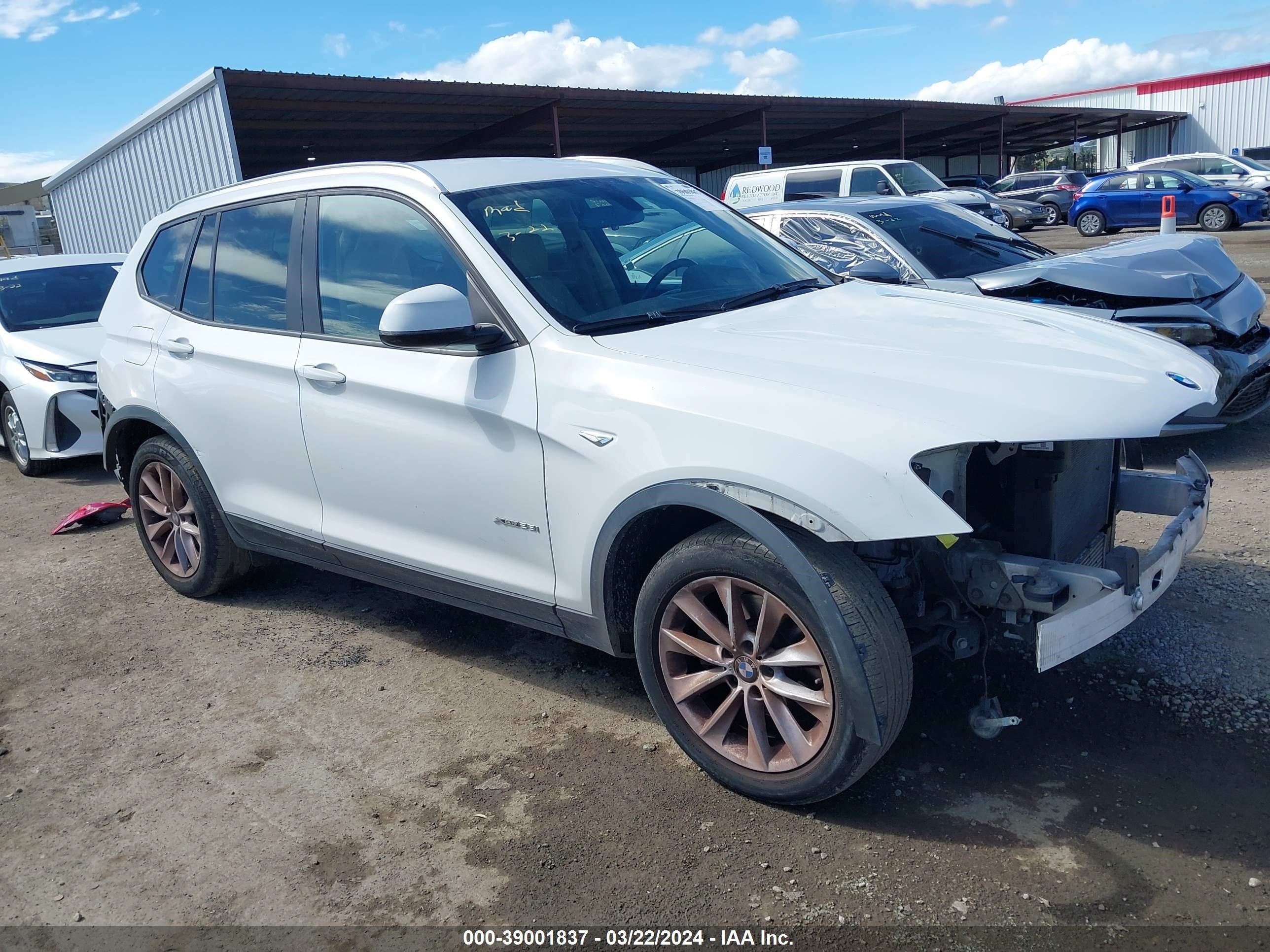 bmw x3 2015 5uxwx9c5xf0d58573