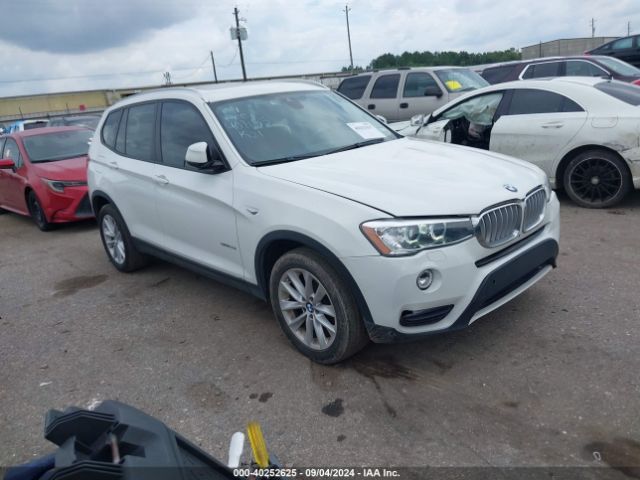 bmw x3 2017 5uxwz7c30h0v88538