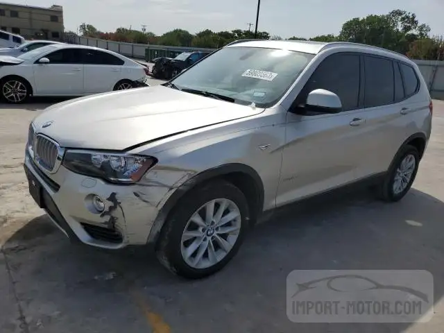 bmw x3 2017 5uxwz7c30h0x41936