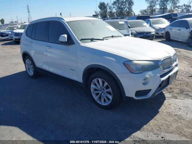 bmw x3 2017 5uxwz7c31h0x39001