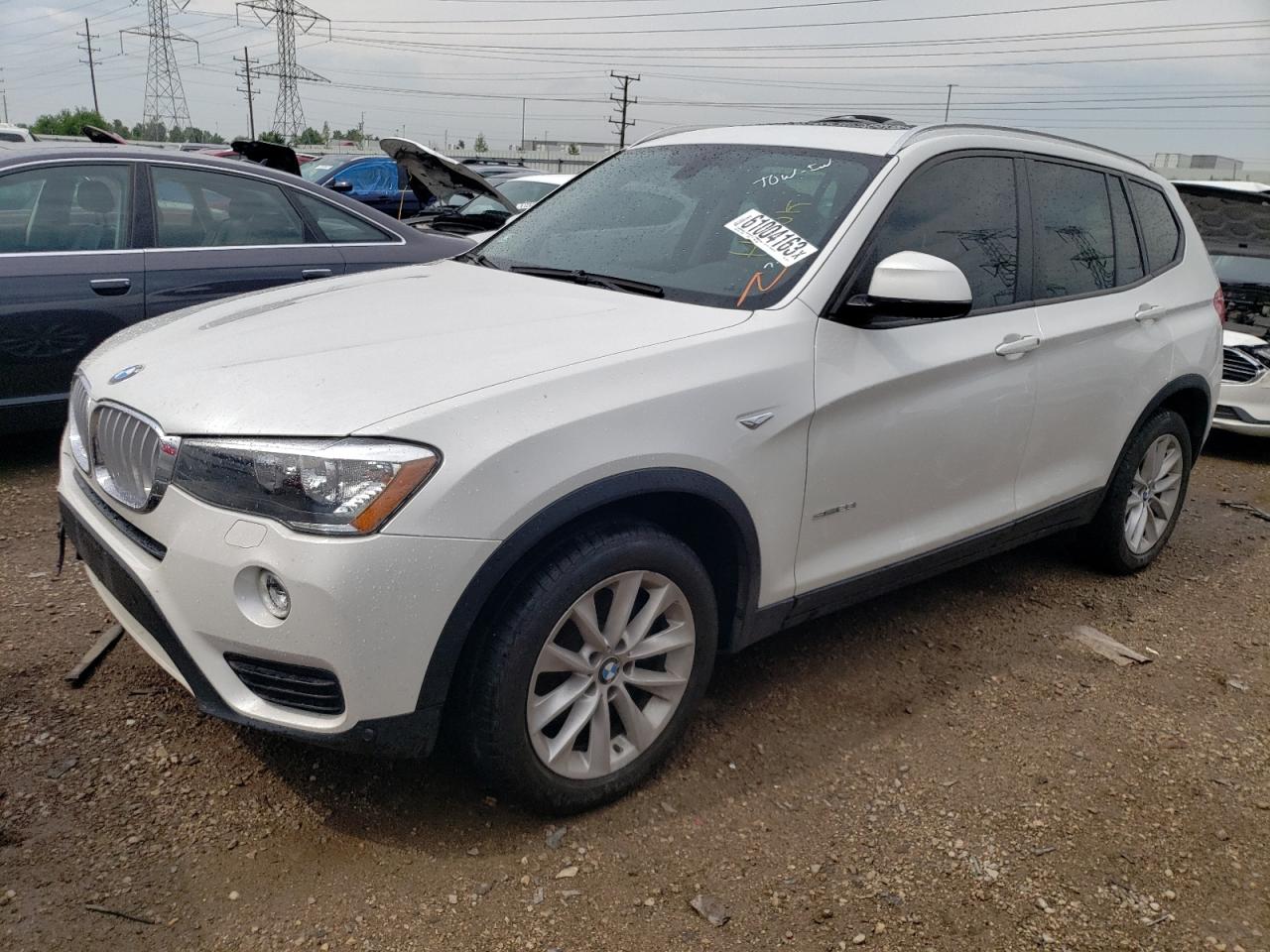 bmw x3 2017 5uxwz7c32h0x39721