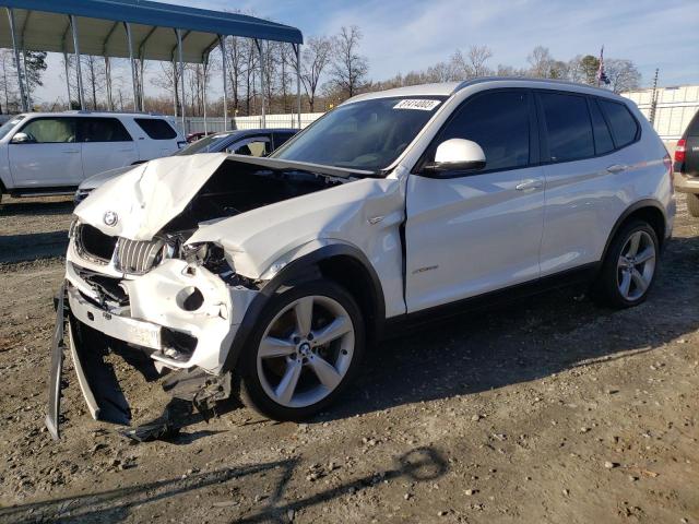 bmw x3 2017 5uxwz7c36h0x42654