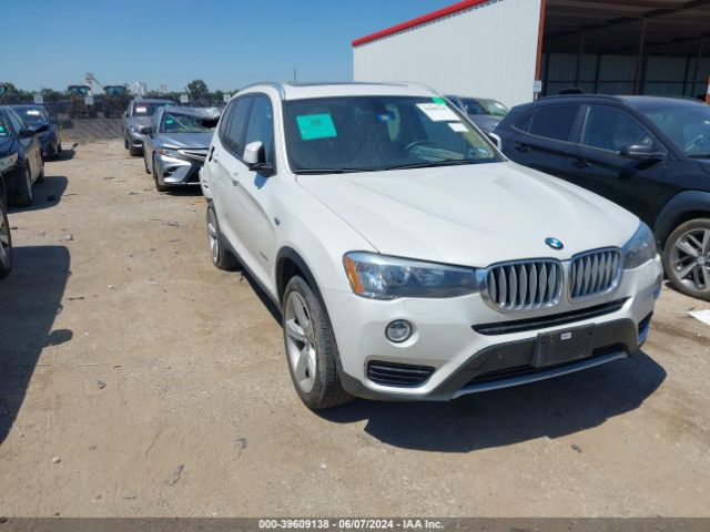 bmw x3 2017 5uxwz7c37h0x39617