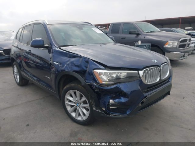 bmw x3 2017 5uxwz7c39h0x41367