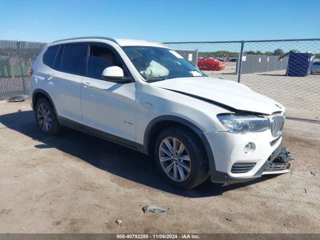 bmw x3 2015 5uxwz7c54f0m82933