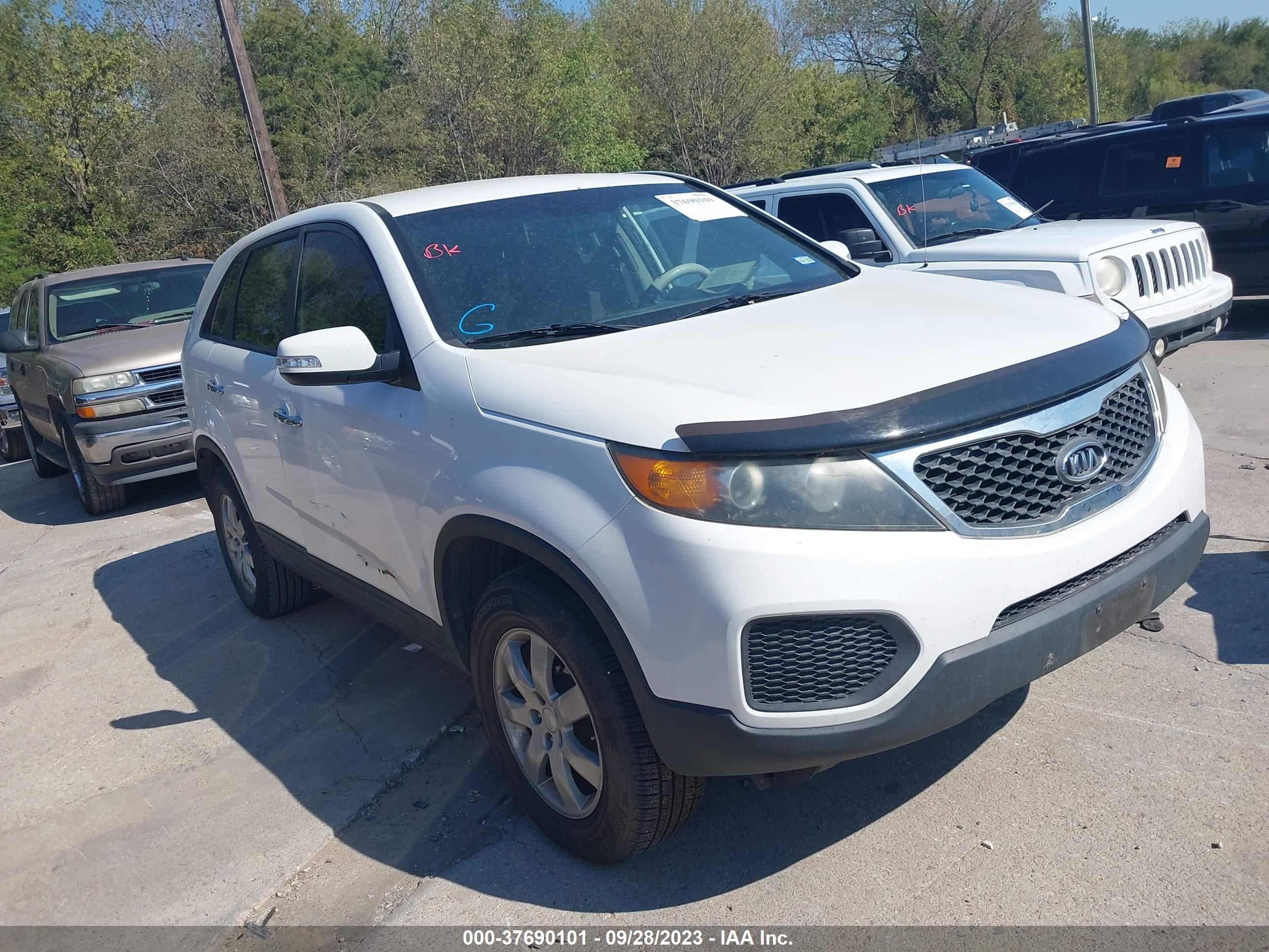 kia sorento 2011 5xykt3a17bg122344