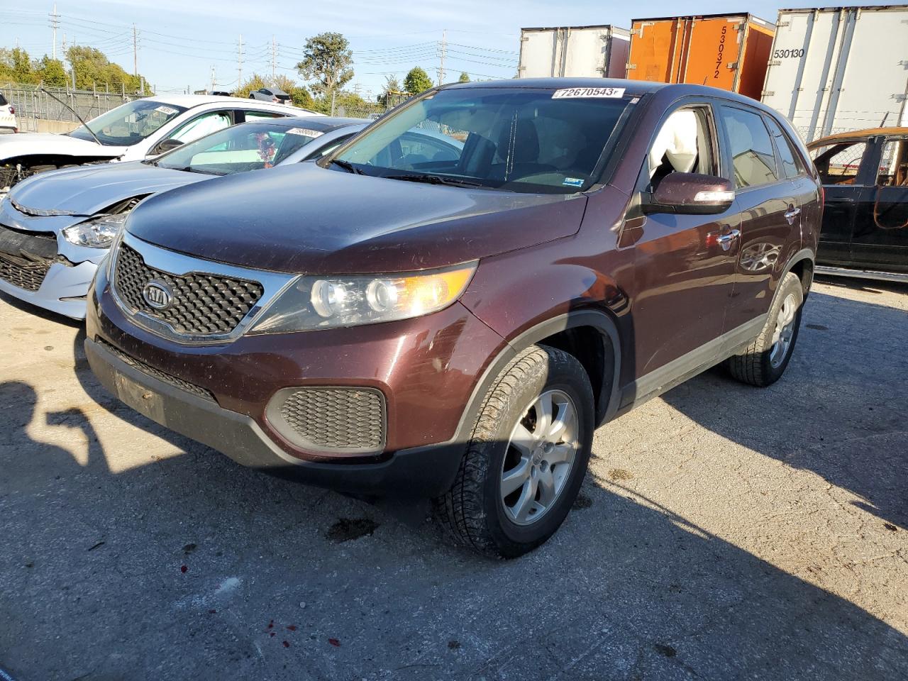 kia sorento 2013 5xykt3a18dg362893