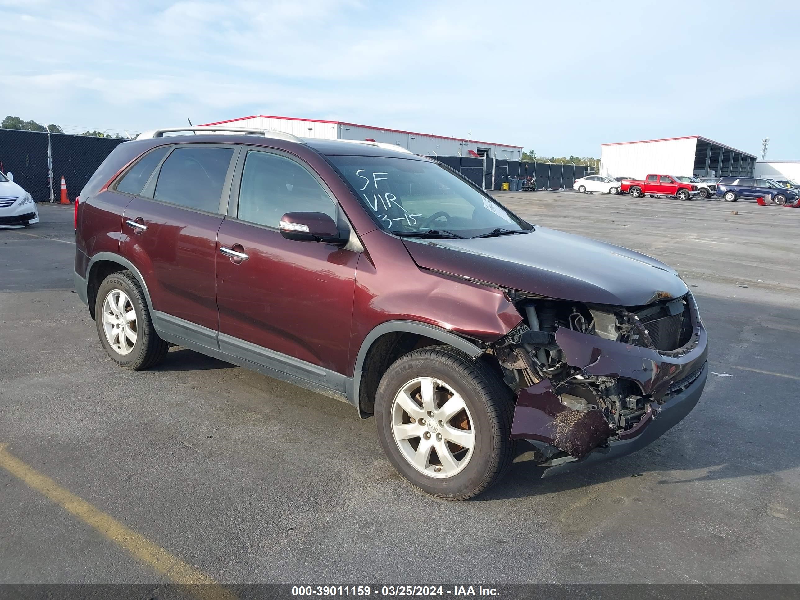 kia sorento 2013 5xykt3a61dg337751