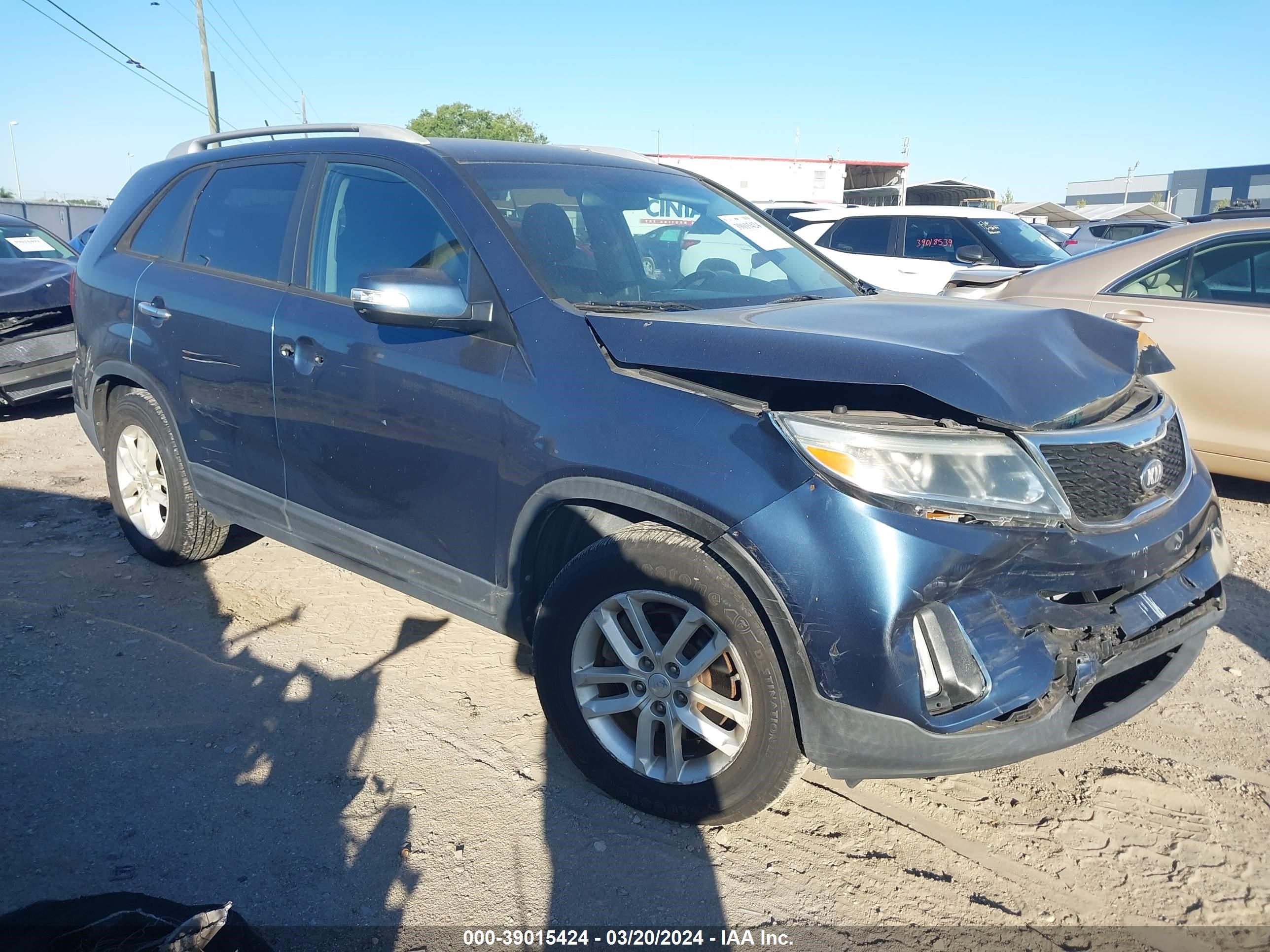 kia sorento 2014 5xykt3a61eg478708