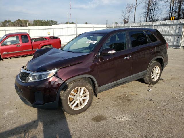 kia sorento lx 2014 5xykt3a61eg525753