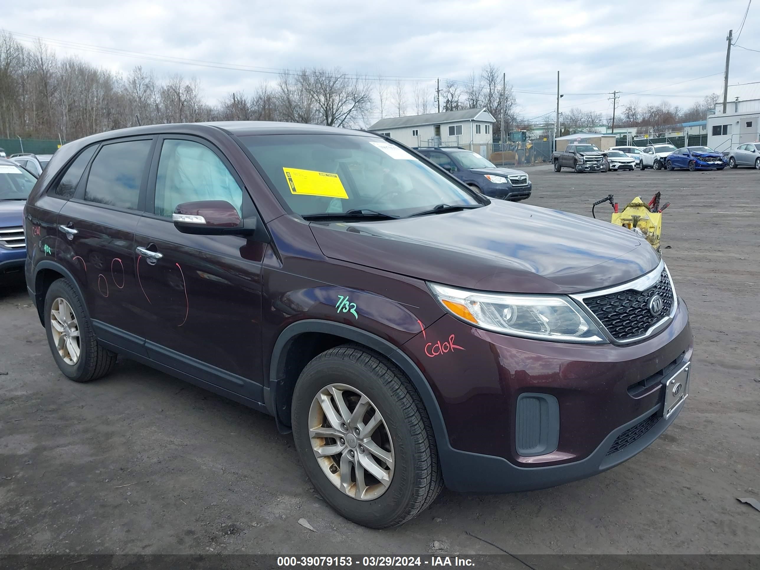 kia sorento 2015 5xykt3a65fg619815