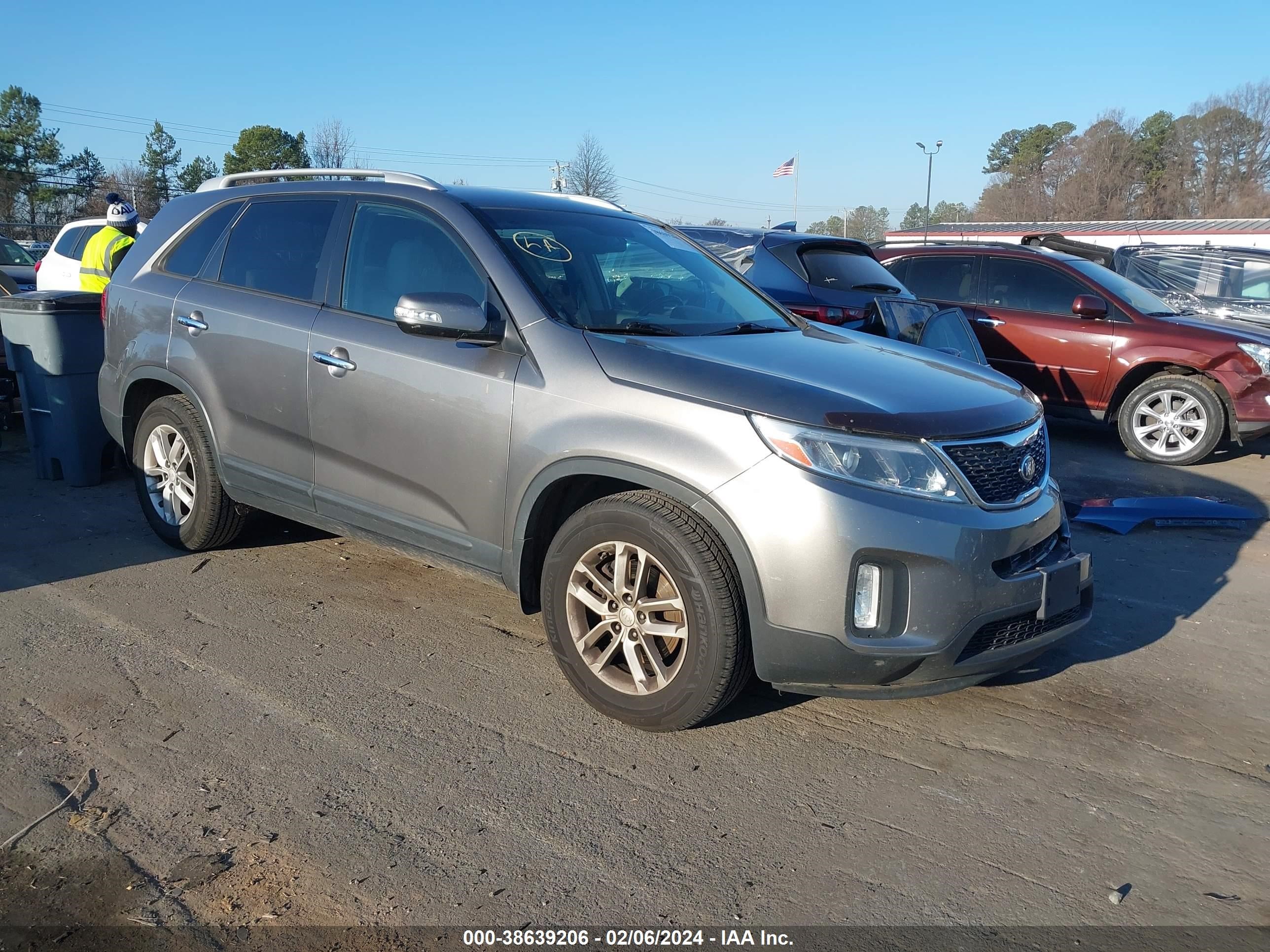 kia sorento 2014 5xykt3a66eg495701