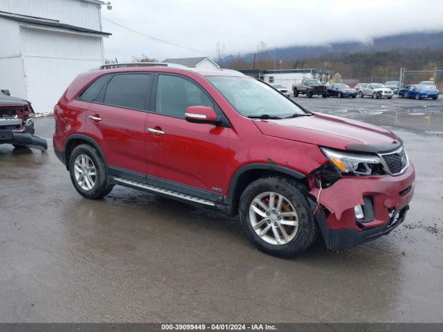 kia sorento 2015 5xyktca60fg640118