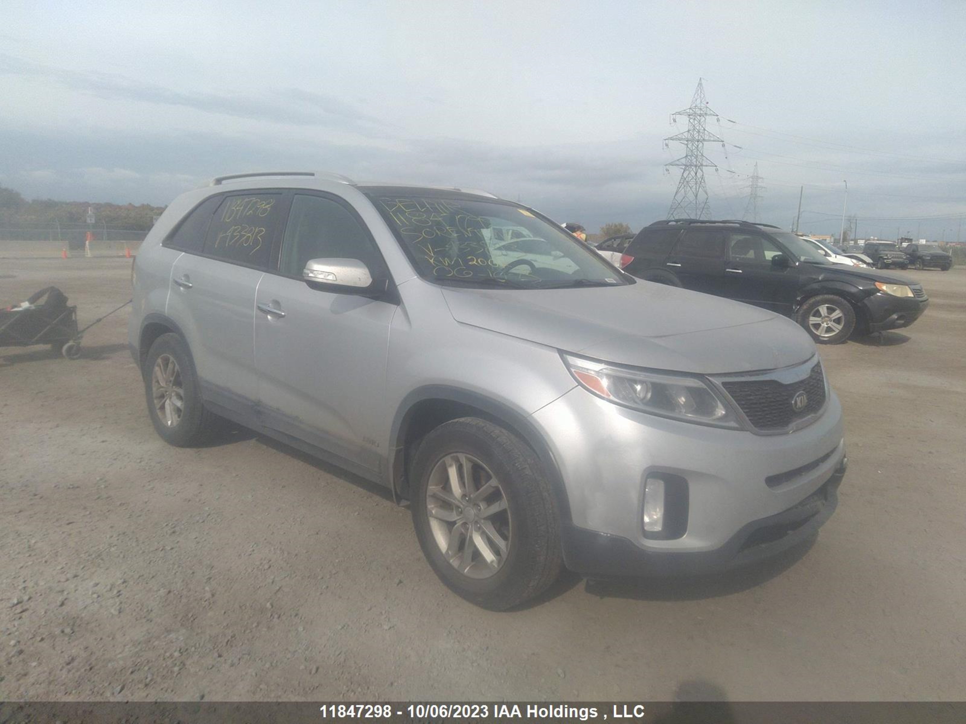 kia sorento 2014 5xyktca64eg433813