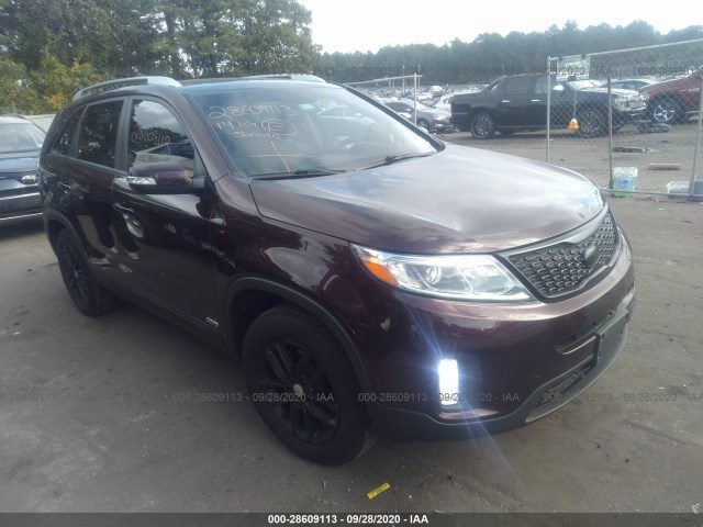 kia sorento 2014 5xyktca66eg455098