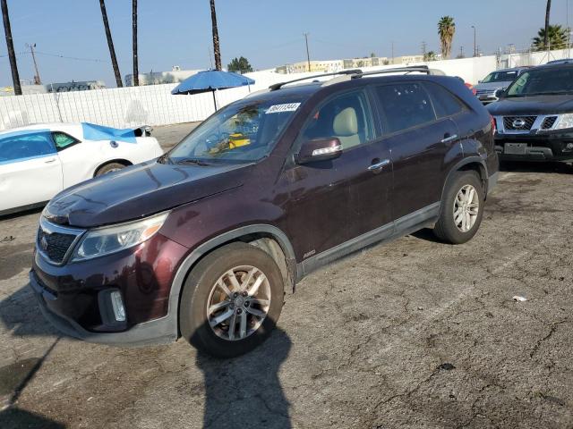 kia sorento lx 2014 5xyktda66eg471999