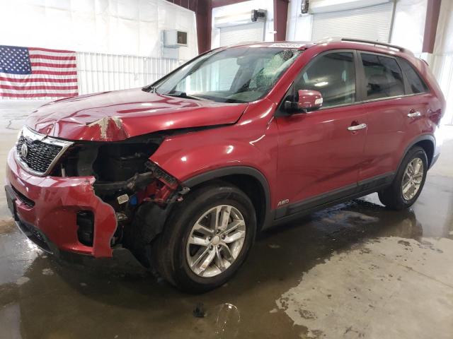 kia sorento lx 2014 5xyktda66eg473008