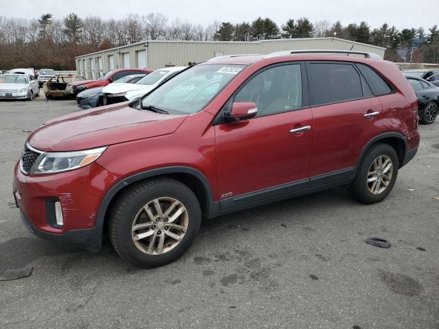 kia sorento lx 2014 5xyktda66eg516861