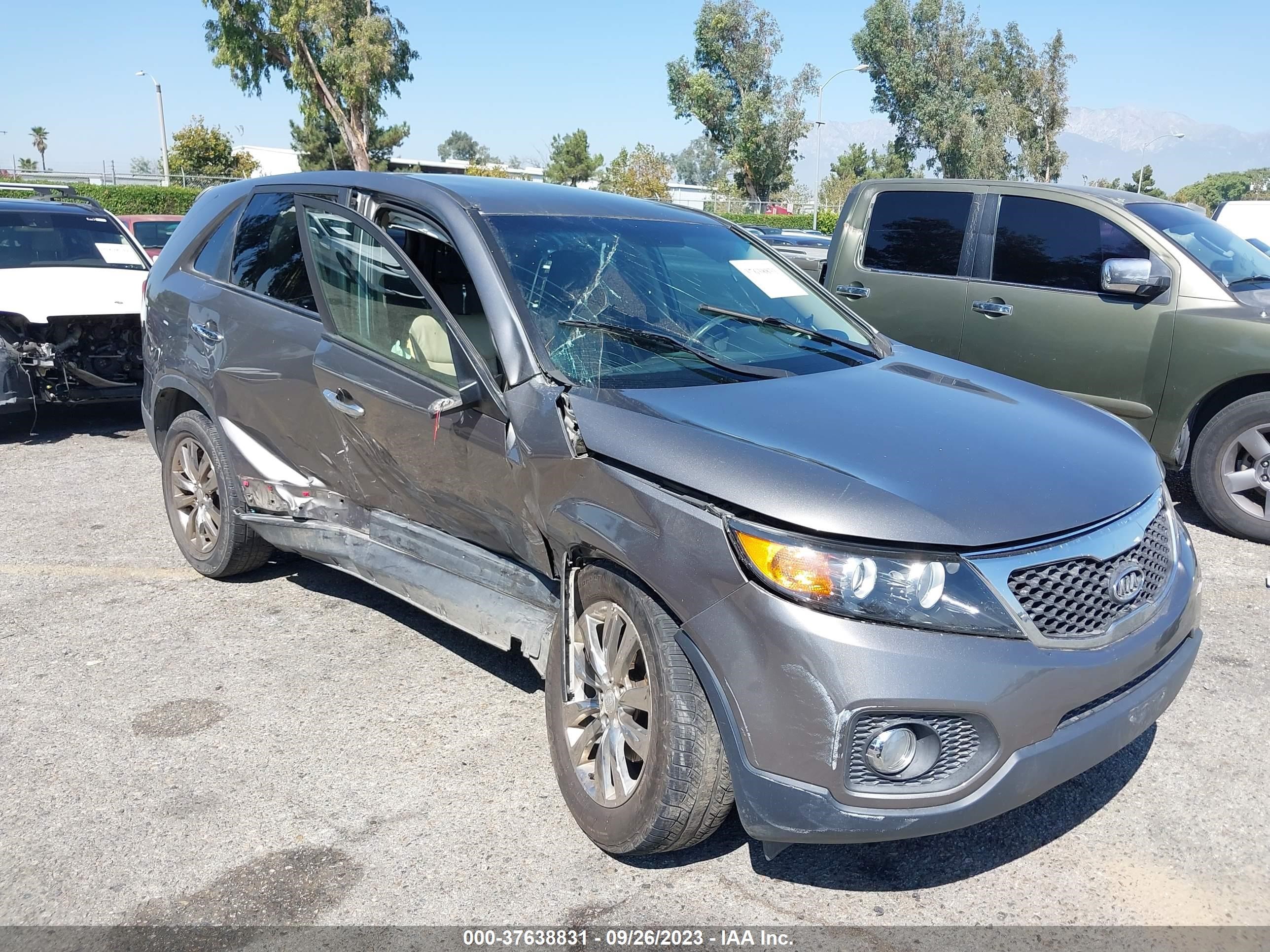 kia sorento 2011 5xyku3a17bg014481