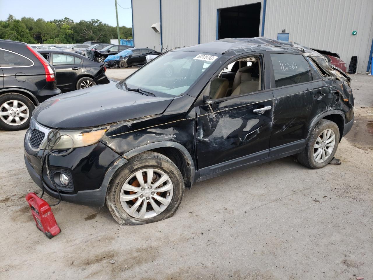 kia sorento 2011 5xyku4a29bg116895