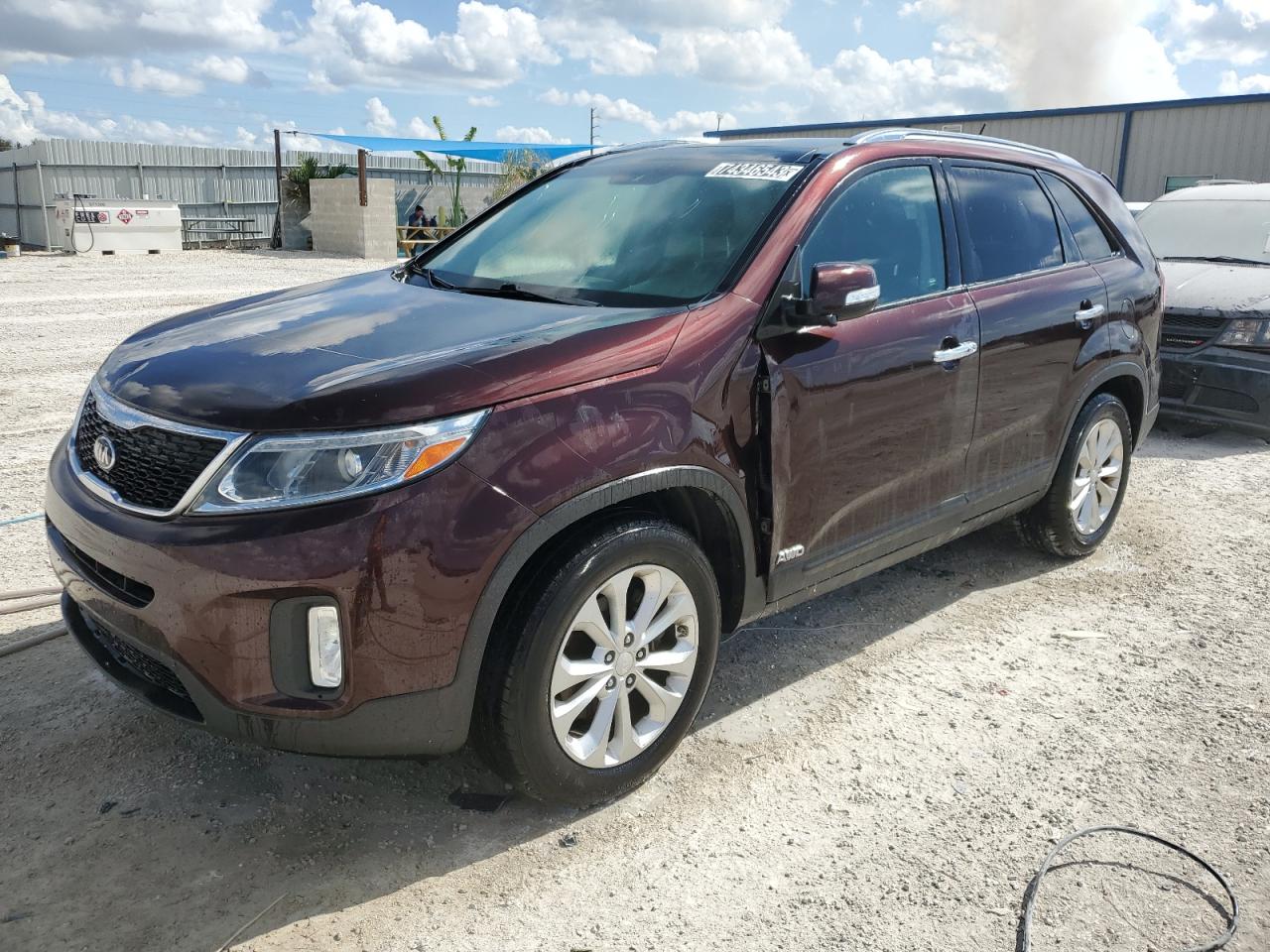 kia sorento 2014 5xykuda72eg519956