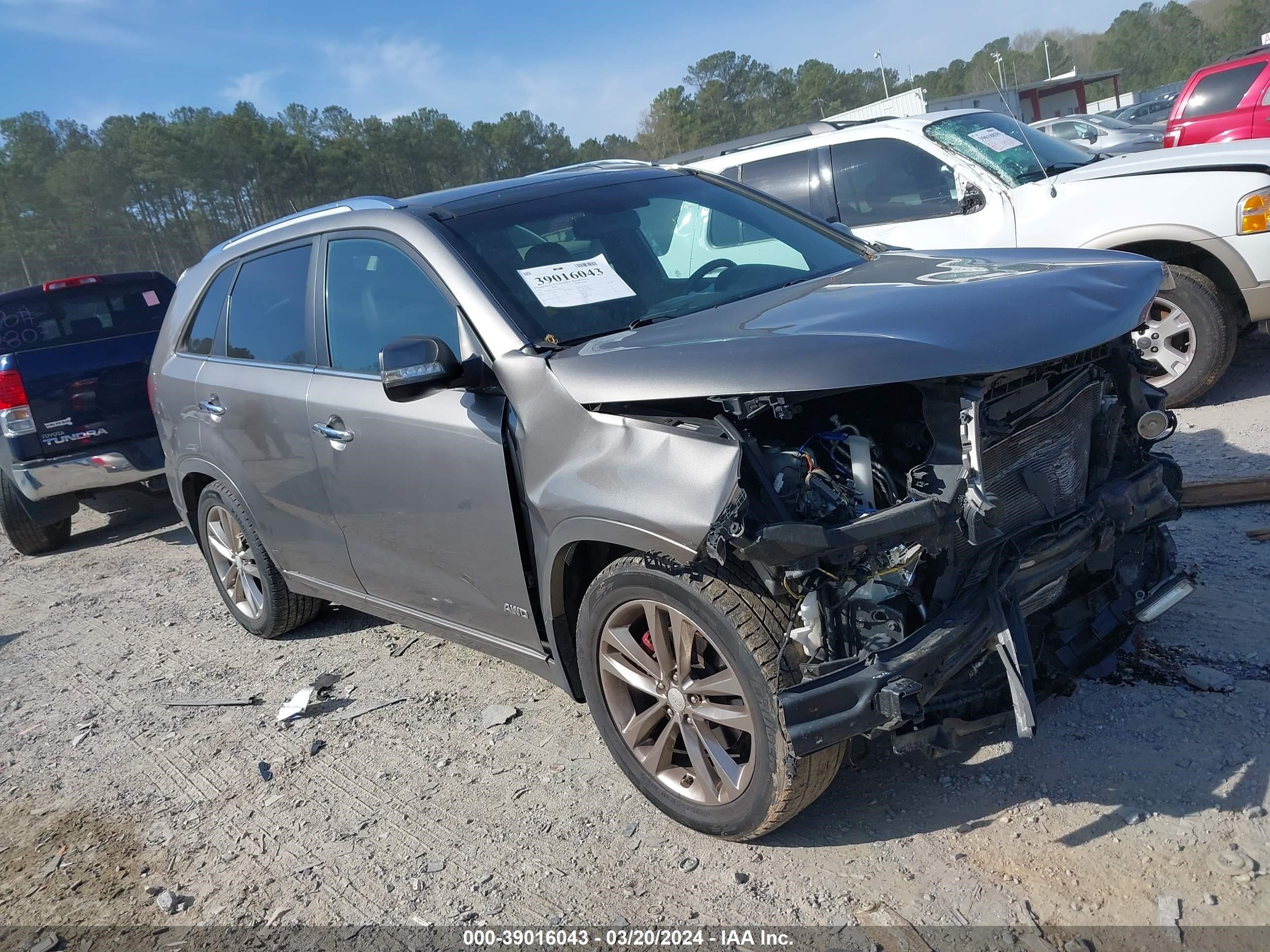 kia sorento 2015 5xykwda70fg592254