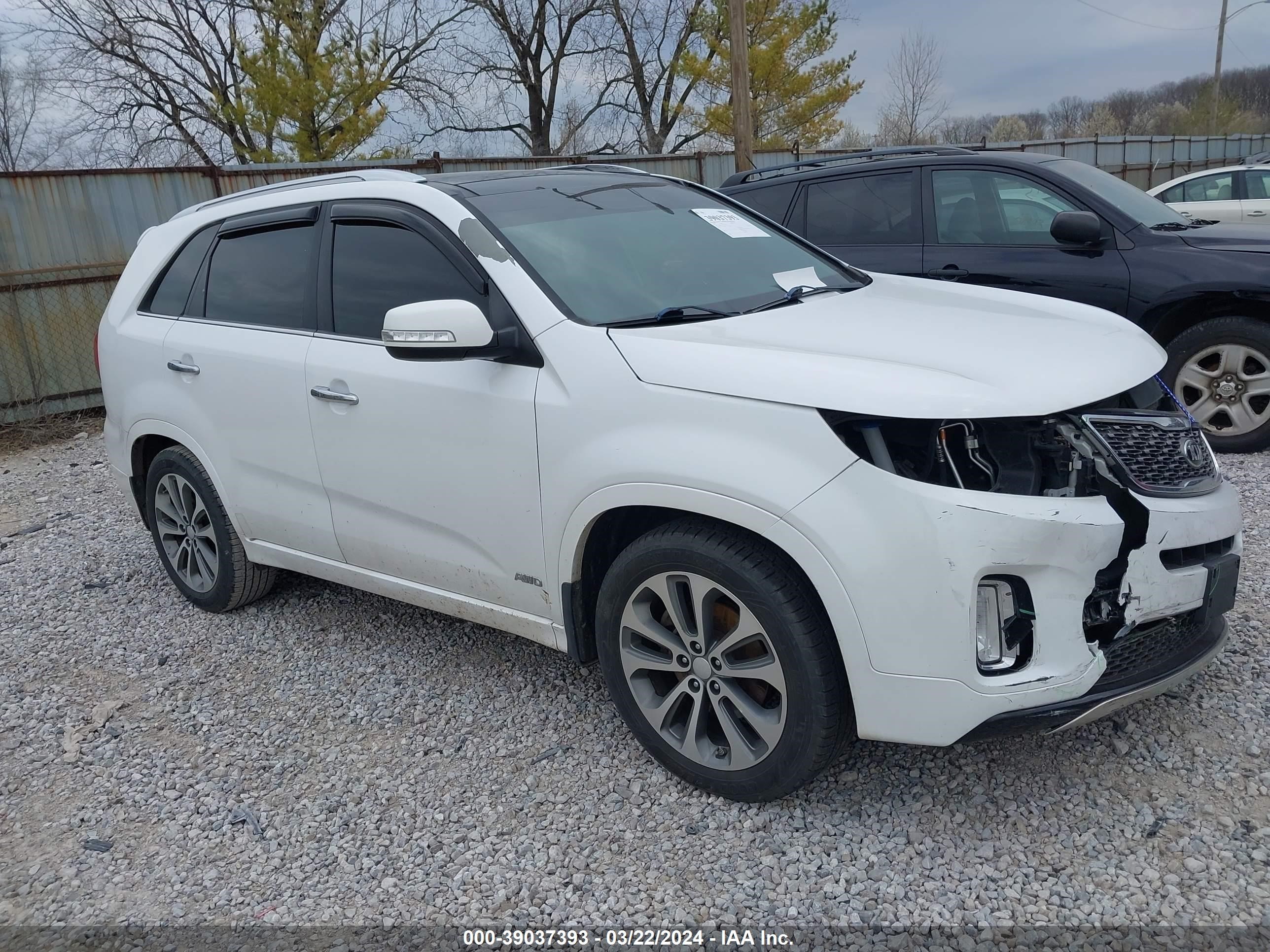 kia sorento 2014 5xykwda71eg549363