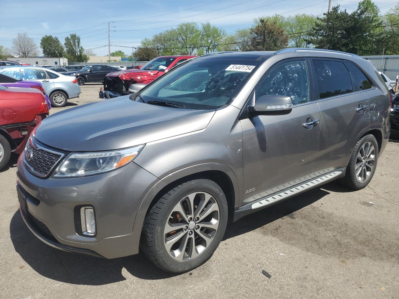 kia sorento 2014 5xykwda73eg465982