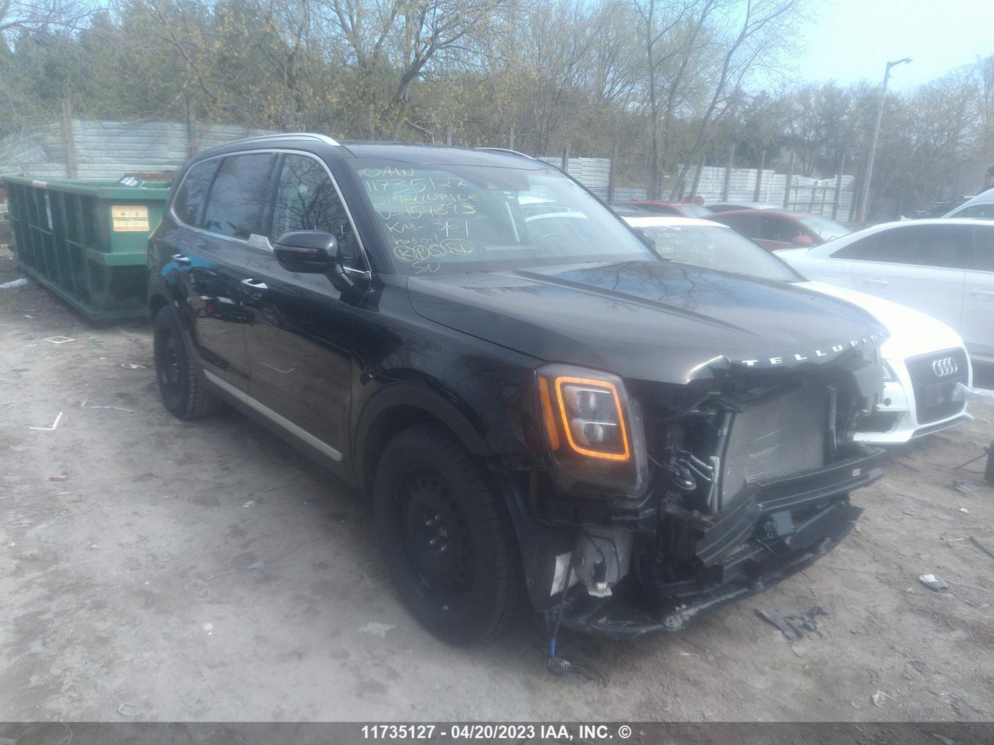 kia telluride 2021 5xyp5dhc2mg154893