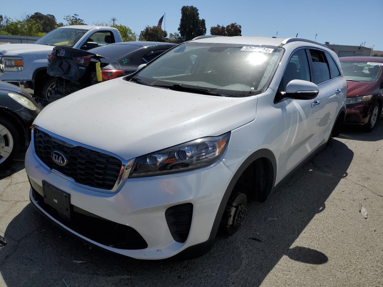 kia sorento 2020 5xypg4a30lg654442